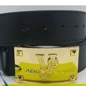 Versace Jeans leather belt